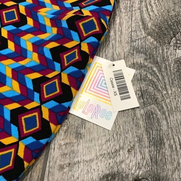 LuLaRoe geometric print midi Cassie skirt - Picture 2 of 7